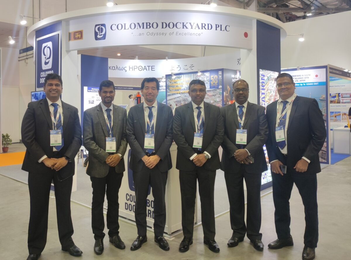 COLOMBO DOCKYARD REPRESENTS SRI LANKAN SHIP REPAIR AND SHIPBUILDING AT THE ASIA PACIFIC MARITIME 2024 IN SINGAPORE